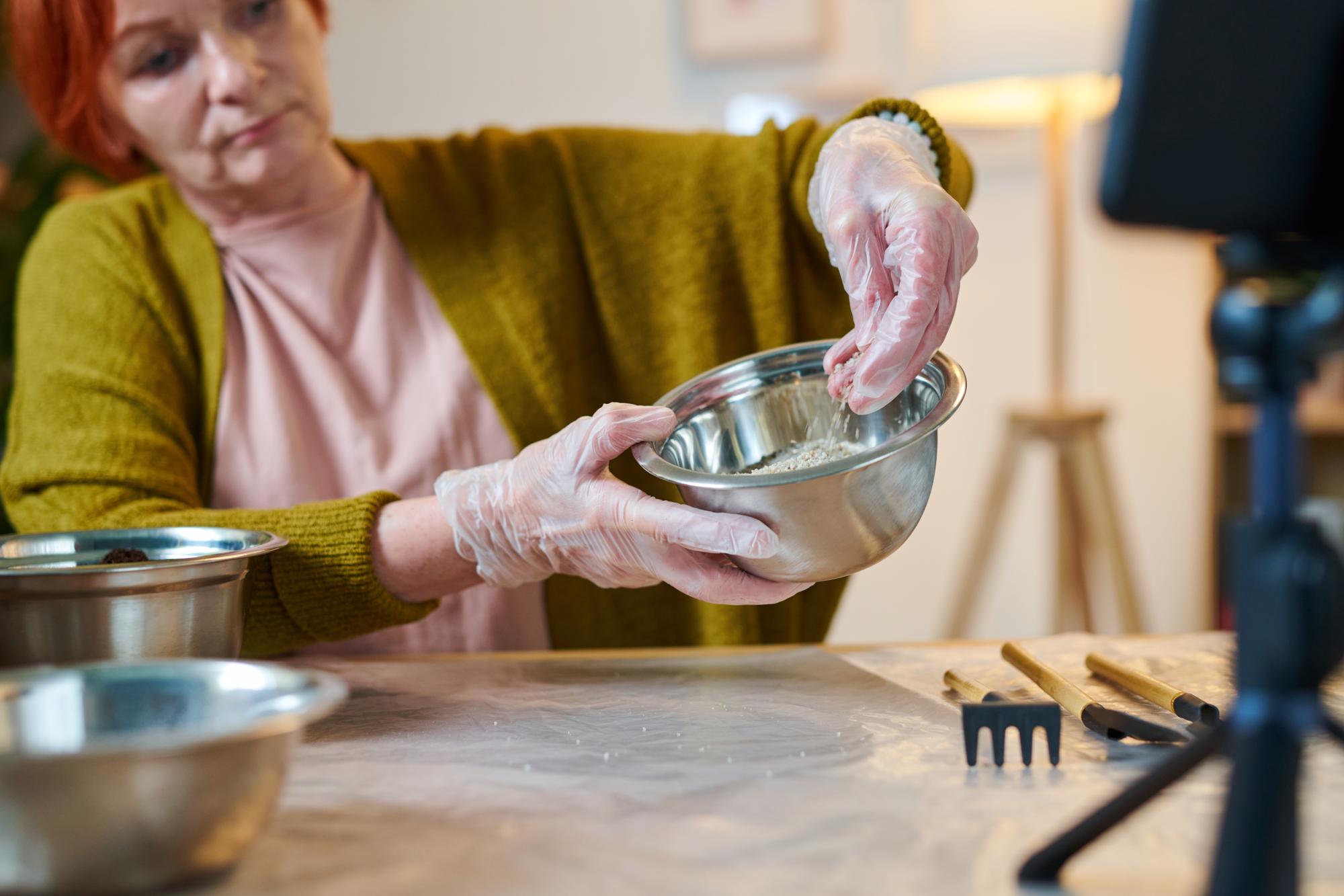 Dettaglio plating con strumenti di precisione
